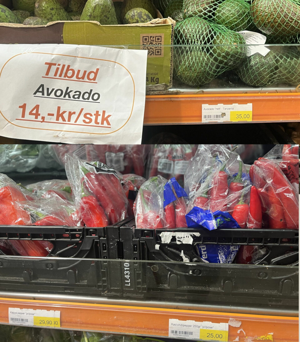 På enkeltstående butikker følger prisene på blant annet frukt og grønt andre regler.