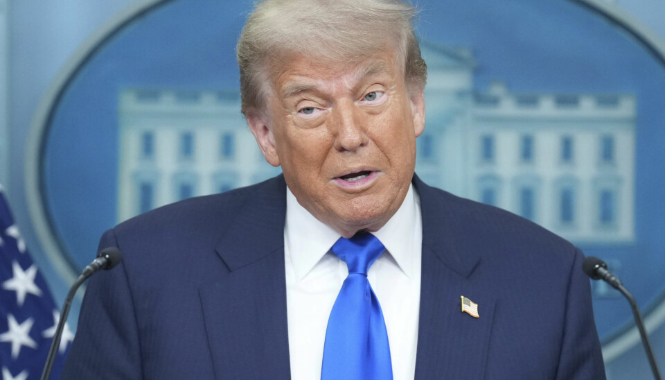 USAs president Donald Trump kunngjorde toll på EU-produkter på 30 prosent lørdag.