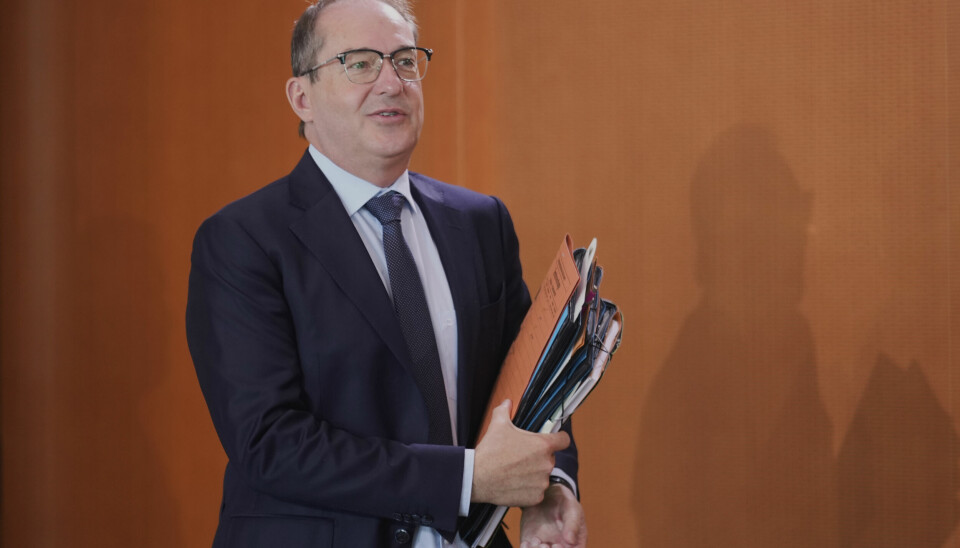 Tysklands innenriksminister Alexander Dobrindt fotografert tidligere i juli.