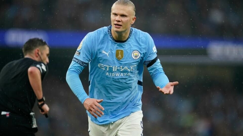 Erling Braut Haaland landet i Norge mandag kveld. Foto: Dave Thompson / AP / NTB