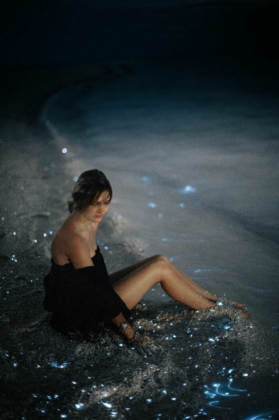 Morild funkler spesielt sterkt i Sea of Stars på øya Vaadhoo på Maldivene. Morild funkler spesielt sterkt i Sea of Stars på øya Vaadhoo på Maldivene. Foto: Unsplash / Kevin Wolf