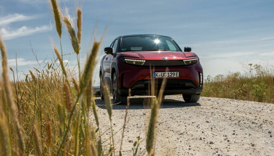 Toyota Urban Cruiser har en design som knytter den sammen med de øvrige modellene.