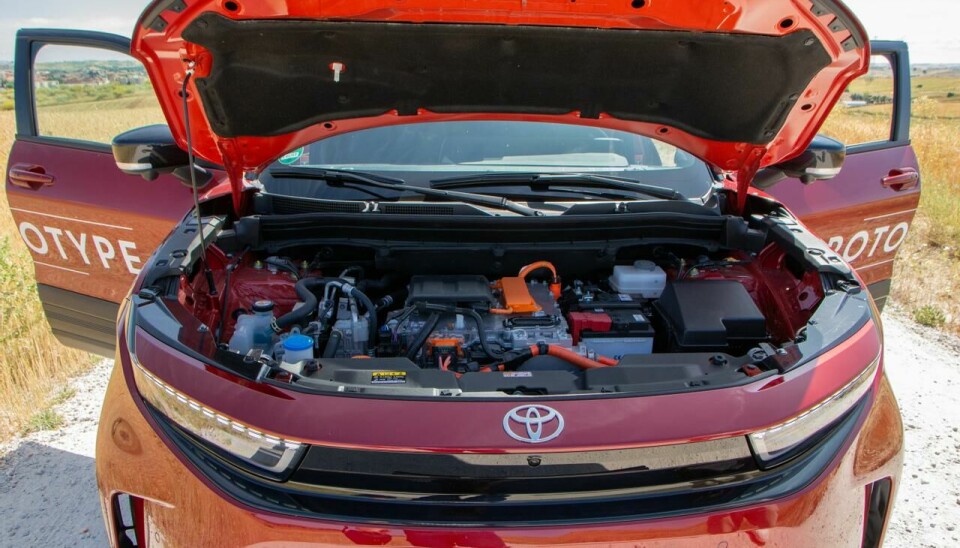 Toyota Urban Cruiser kommer med varmepumpe som standard, og testbilen hadde firehjulstrekk.