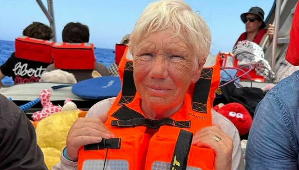 Vigdis Bjorvand er en av fredsaktivistene som var med på skipet Handala.
