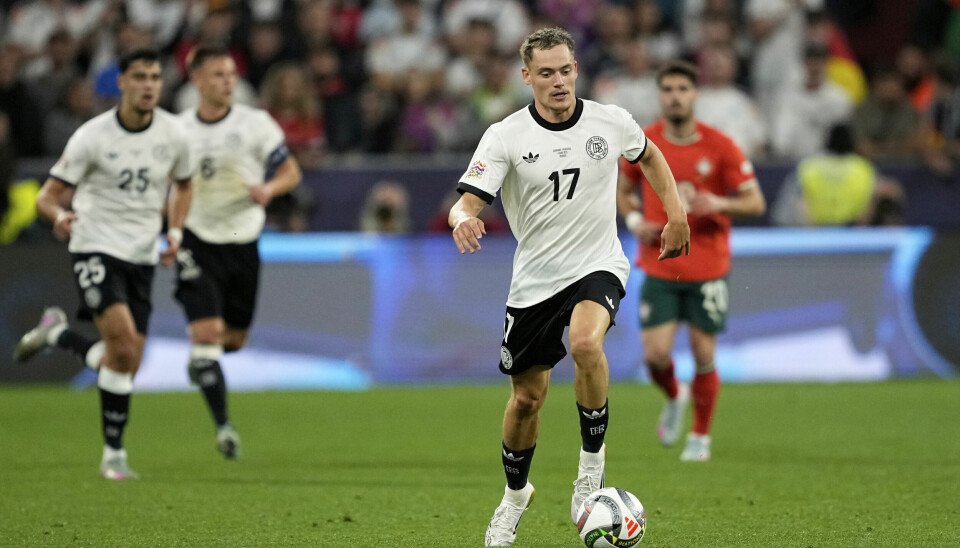 Den tyske stjernen Florian Wirtz valgte Liverpool som ny klubb. Prislappen var på 125 millioner euro. Foto Martin Meissner /AP /NTB.