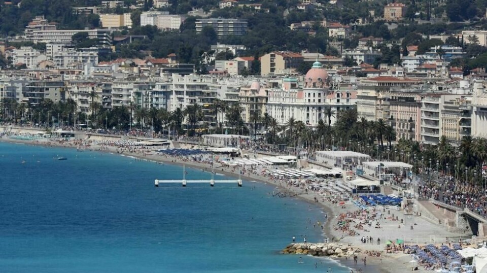 Stranden i Nice.