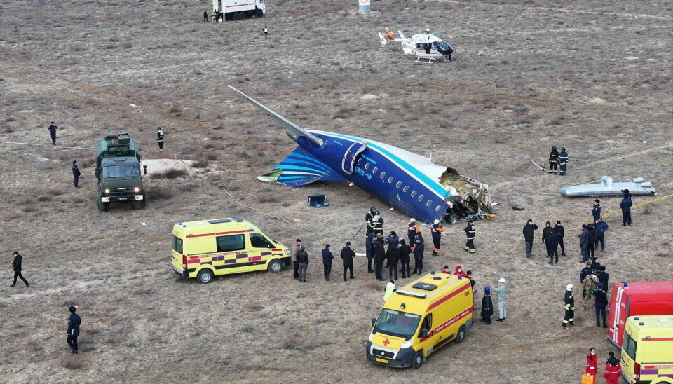 Flyet fra Azerbaijan Airlines styrtet i nærheten av Aktau i Kasakhstan.