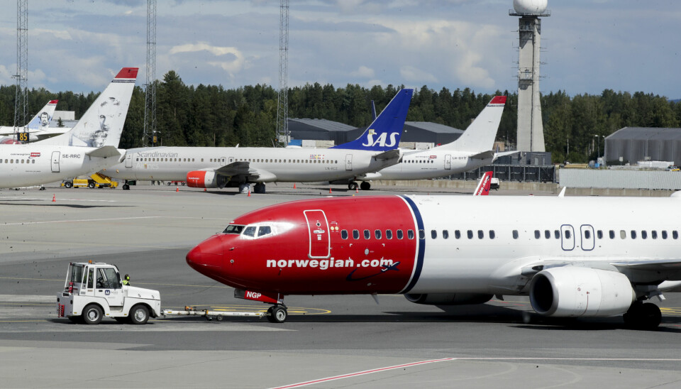 SAS og Norwegian har hatt problemer med hvert sitt fly søndag. Arkivfoto: Vidar Ruud / NTB