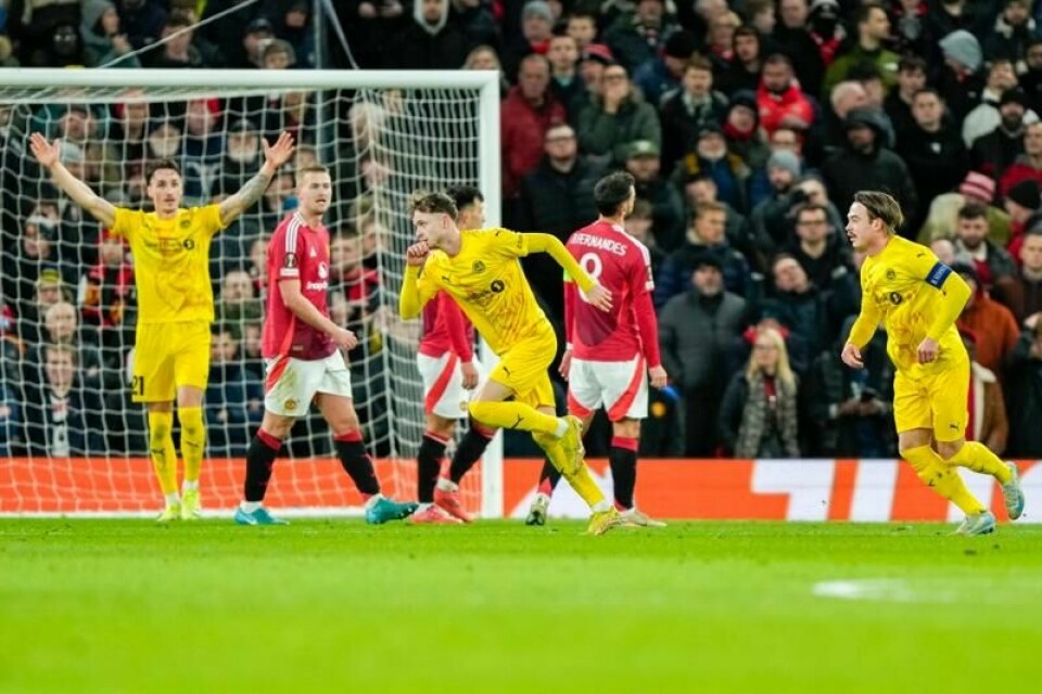 Bodø/Glimt imponerte før pause på Old Trafford. Bodø/Glimt imponerte før pause på Old Trafford. Foto: Fredrik Varfjell / NTB