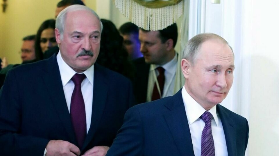 Hvem har ryggen til Russlands president Vladimir Putin blant statslederne ute i verden? En av dem er definitivt Belarus' president Alexander Lukosjenko.