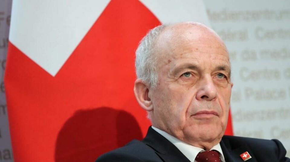 HARDT MOT HARDT: Den sveitsiske presidenten Ueli Maurers brev ble ikke godt mottatt i Brussel.