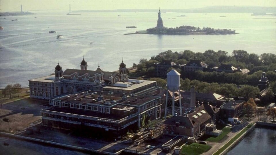 Ellis island og Frihetsgudinnen var innvandreres første møte med USA på slutten av 1800-tallet. Ellis island og Frihetsgudinnen var innvandreres første møte med USA på slutten av 1800-tallet. Foto: Reuters/NTB