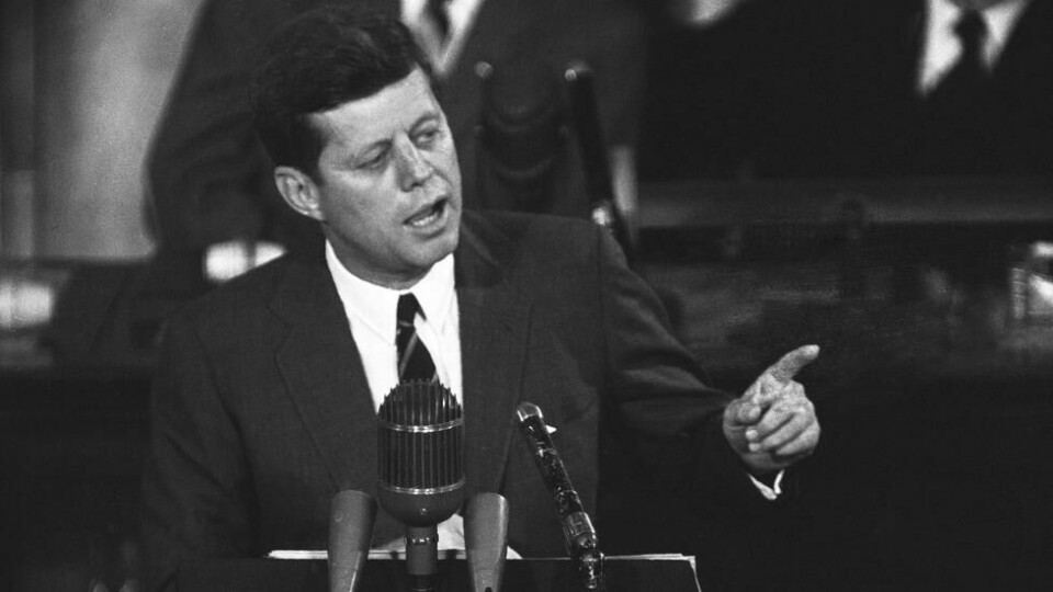 John F. Kennedy kalte USA «en nasjon av innvandrere». John F. Kennedy kalte USA «en nasjon av innvandrere». Foto: AP/NTB