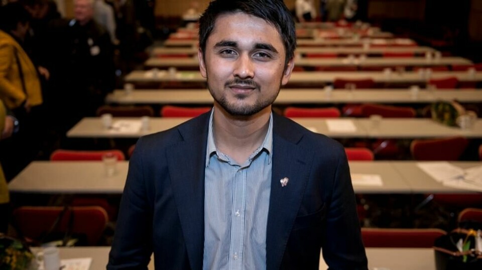 Rogalendingen Jonas Andersen Sayed kan bli valgt inn på Stortinget for KrF neste år. Men han har ingen ambisjoner om å bli nestleder i partiet, sier han. Foto: Carina Johansen / NTB