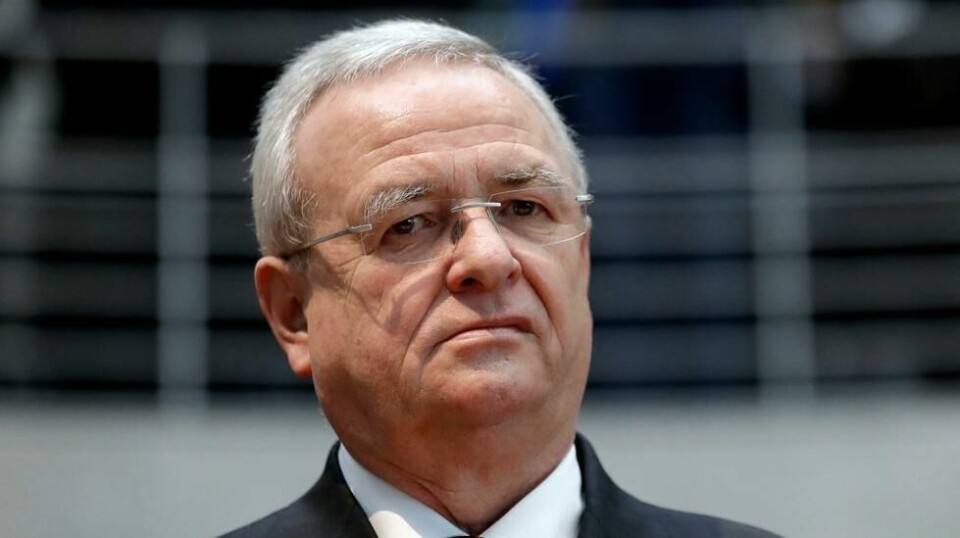 Den tidligere toppsjefen i Volkswagen-gruppen, Martin Winterkorn, står for retten, tiltalt i den såkalte dieselgate-skandalen i Tyskland. Foto: AP / NTB