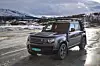 Land Rover Defender som varebil. Her fra en test i Finansavisen tidligere i år.