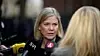 Sveriges statsminister Magdalena Andersson. (AP Photo/Matt Dunham)