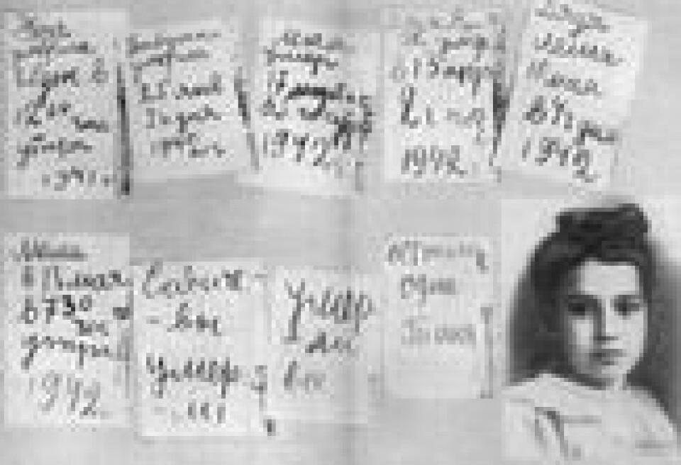 Dagboken til Tanja Savitsjeva står utstilt i Leningrad-museet i St. Petersburg. Dagboken til Tanja Savitsjeva står utstilt i Leningrad-museet i St. Petersburg. Foto: Public
