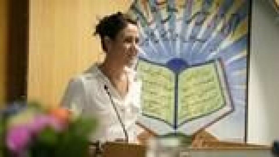 Arbeids- og inkluderingsminister Tonje Brenna (Ap) taler under minnemarkeringen for Johanne Zhangjia Ihle-Hansen og Al-Noor-angrepet i Skui lørdag. Arbeids- og inkluderingsminister Tonje Brenna (Ap) taler under minnemarkeringen for Johanne Zhangjia Ihle-Hansen og Al-Noor-angrepet i Skui lørdag. Foto: Amanda Pedersen Giske / NTB
