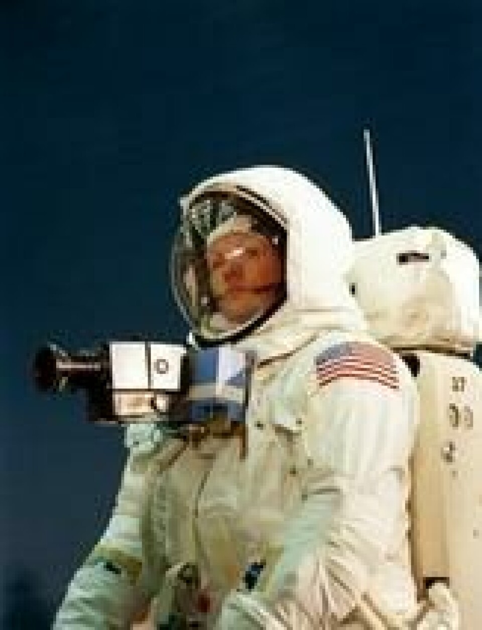 Neil Armstrong beskrev månen som «vakker». Her fra øvelser i april, 1969. Neil Armstrong beskrev månen som «vakker». Her fra øvelser i april, 1969. Foto: Handout / Reuters
