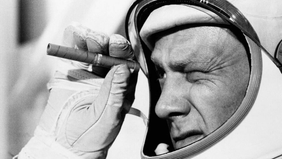 Buzz Aldrin under forberedelser til månelandingen i 1969. Buzz Aldrin under forberedelser til månelandingen i 1969. Foto: AP