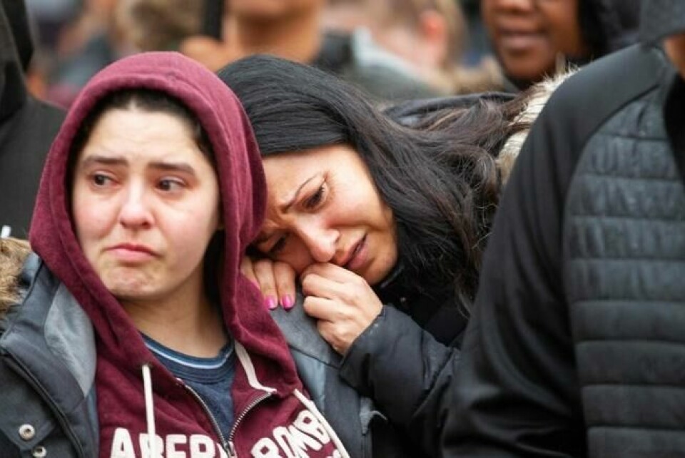 Minnesmarkering etter drapene i Toronto i april, der ti personer ble kjørt ned og drept. NTB Scanpix/AFP. Minnesmarkering etter drapene i Toronto i april, der ti personer ble kjørt ned og drept. NTB Scanpix/AFP.