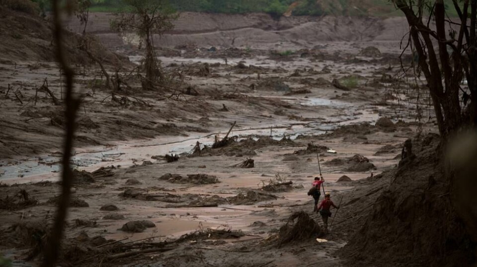 Damkollapsen i Brasil i november 2015 resulterte i det som omtales som en av landets største miljøkatastrofer. Foto: AP / NTB