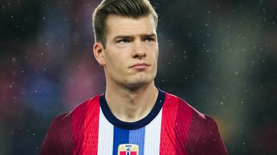 Alexander Sørloth mister trolig landskampene mot Kosovo og Danmark. Foto: Beate Oma Dahle / NTB