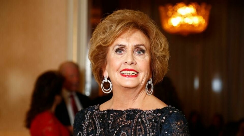 Trude Drevland under kjendisgallaen på Grand hotel i 2018.