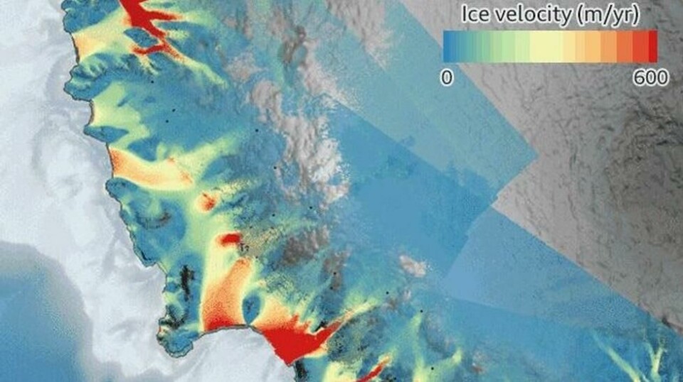 Issmeltingen øker i Antarktis ufremkommelige områder.