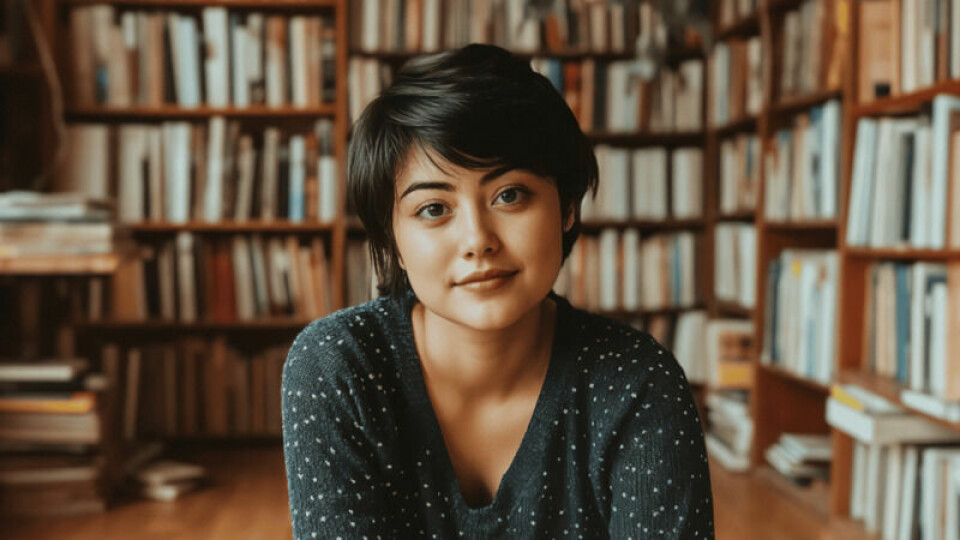 KI-forfattaren Rosy (22), laga av biletegeneratoren Midjourney.