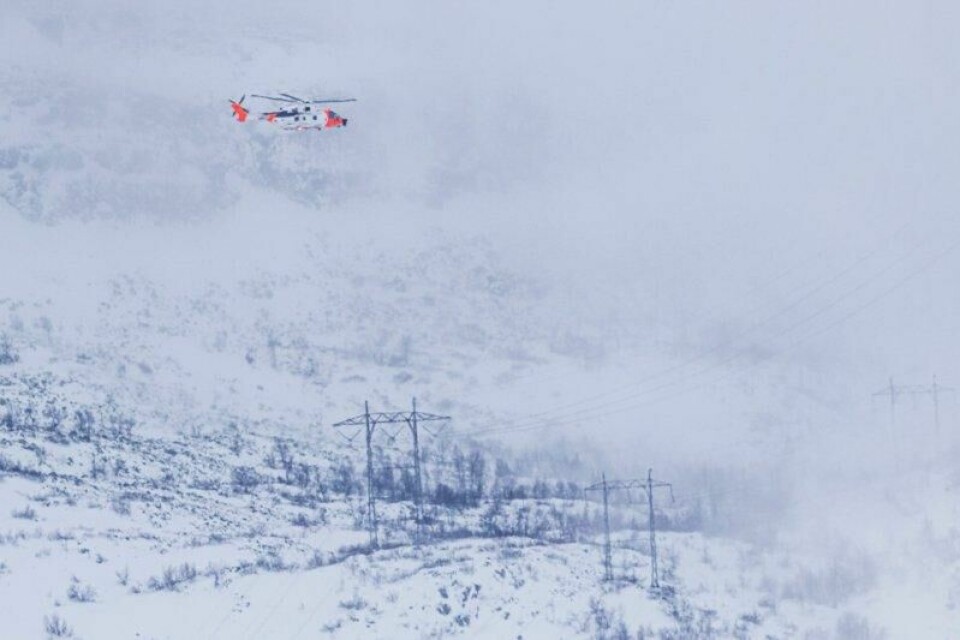 Redningsmannskapene består av klatrespesialister, norske alpine redningsgrupper, Røde Kors, Sivilforsvaret og andre frivillige.