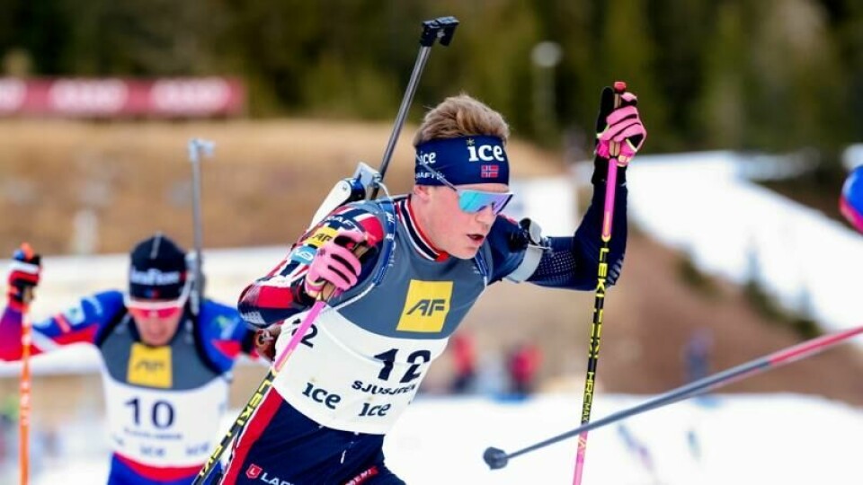 Martin Uldal på Sjusjøen.