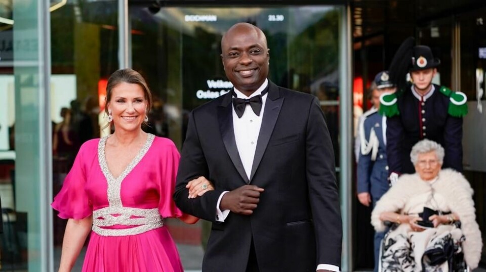 Prinsesse Märtha Louise og Durek Verrett avbildet sammen i 2022.