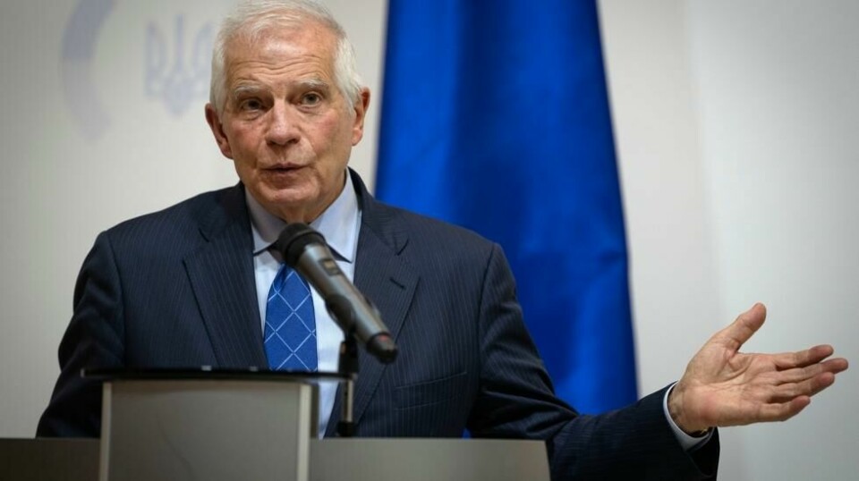 EUs utenrikssjef Josep Borrell fikk ikke med Ungarn på en felles uttalelse fra EU-landenee der Israel skulle oppfordres til ikke å gå inn i Rafah sør på Gazastripen. Foto: Efrem Lukatsky / AP / NTB