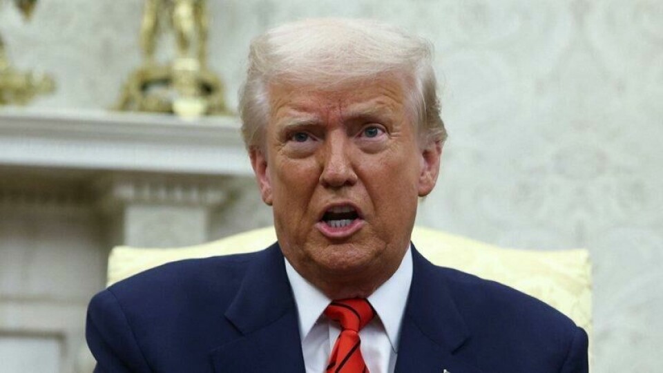 USAs president Donald Trump.