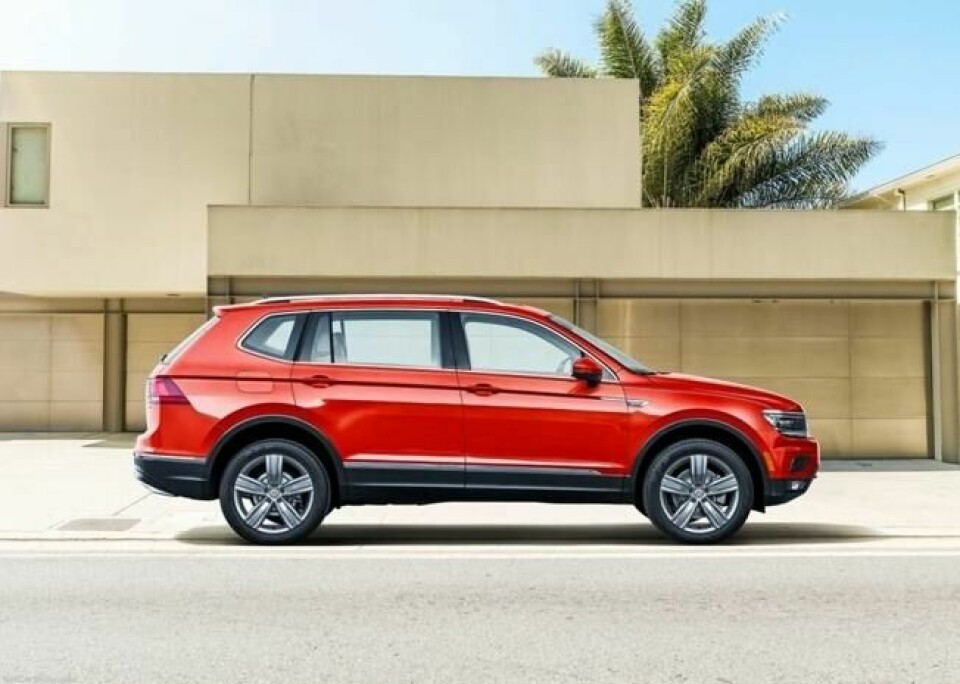 Designendringene er små, du skal ha litt greie på Tiguan for å se at dette er en lengre utgave. Designendringene er små, du skal ha litt greie på Tiguan for å se at dette er en lengre utgave.