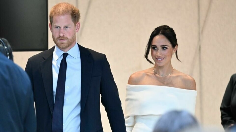 Prins Harry, hertugen av Sussex, til venstre, og Meghan, hertuginnen av Sussex , oktober 2023.