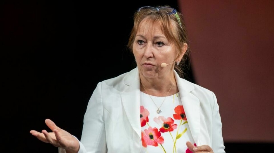 Gunn Marit Helgesen, styreleder KS, ber regjeringen øke tilskudd for å dekke kommunenes utgifter med å ta imot ukrainske flyktninger.