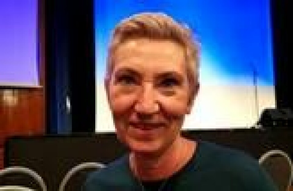 LOVFESTET MINSTELØNN: – Uaktuelt i EØS, forsikrer LOs 1. nestleder Peggy Hessen Følsvik. LOVFESTET MINSTELØNN: – Uaktuelt i EØS, forsikrer LOs 1. nestleder Peggy Hessen Følsvik. Foto: Thomas Vermes / ABC Nyheter