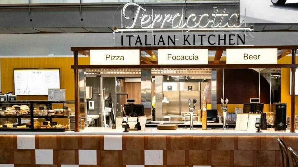 Italienske Terracotta er et av de nyåpnede spisestedene på Helsinki Airport.