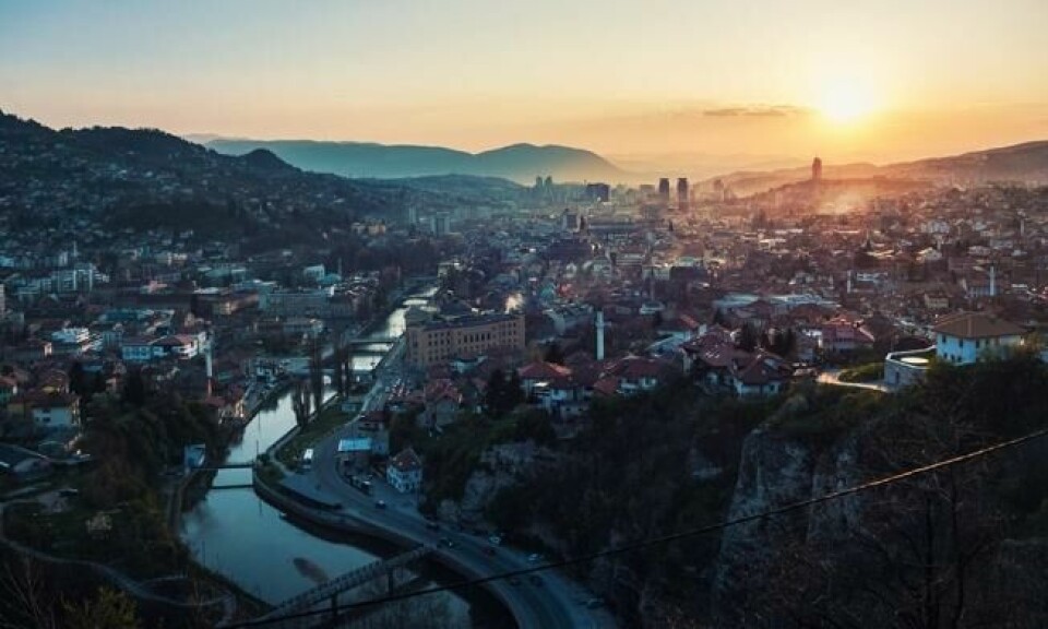 Sarajevo ned solnedgang. Foto: Michał Huniewicz/Flickr Sarajevo ned solnedgang. Foto: Michał Huniewicz/Flickr