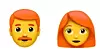 RØDHÅRET LIKESTILLING. Mange rødhårete føler seg utelatt fordi det ikke finnes en rødhåret emoji. Foto: Emojipedia