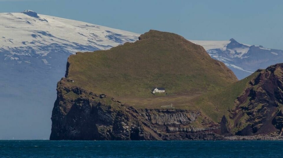 Huset på Elliðaey har blitt et diskusjonstema i hele verden.