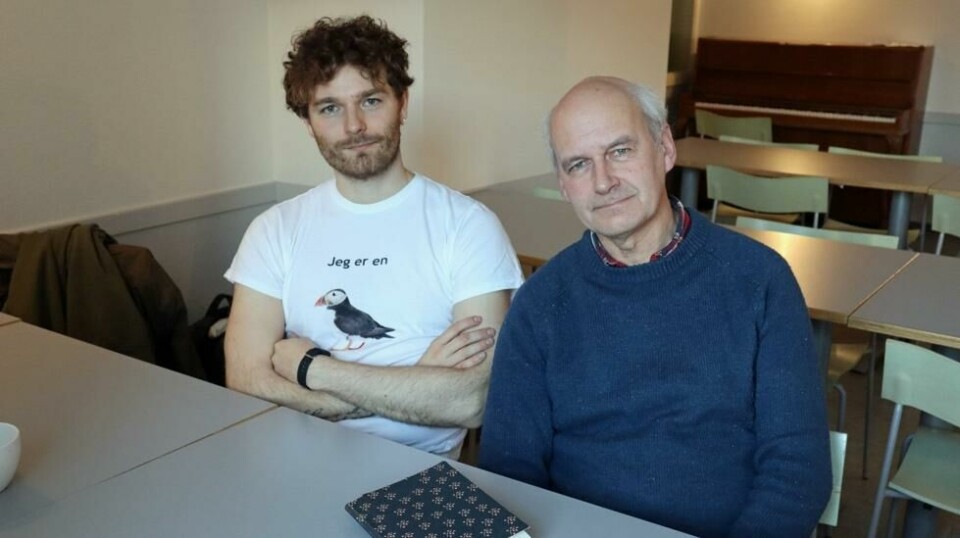 Knut Ivar Bjørlykhaug og Arne Johan Vetlesen jobber sammen med å redigere en bok om økologisk sorg med til sammen ti bidragsytere.