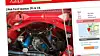 V6-motoren gir godt bunndrag og ikke minst fin lyd. Effekten på 90 hk var anstendig for 50 år siden. Faksimile fra AutoDB.no