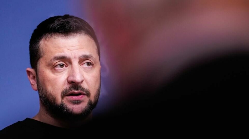 Onsdag kveld holdt den ukrainske presidenten, Volodymyr Zelenskyj, en tale.