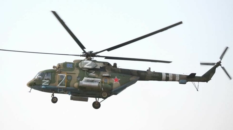 Det var et helikopter av denne typen, et MI-8, som forsvant fra radaren. Nå er 22 personer savnet.