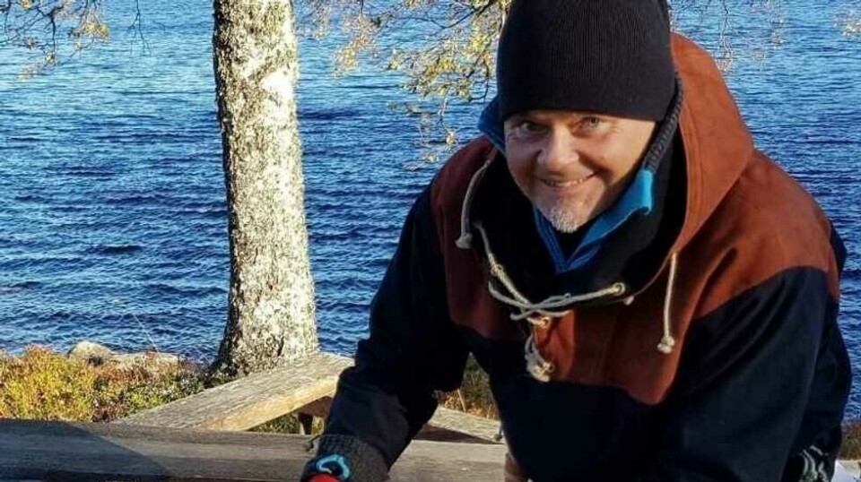 Med en betydelig lettere kropp, har Rune Sandø også blitt mer aktiv. Foto: Privat