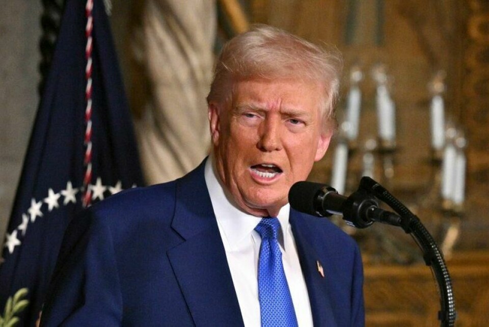 USAs president Donald Trump langer ut mot forgjengeren Joe Biden, men først og fremst mot Ukraina president Volodymyr Zelenskyj, i et nytt innlegg på Truth Social. Arkivfoto: AP / NTB
